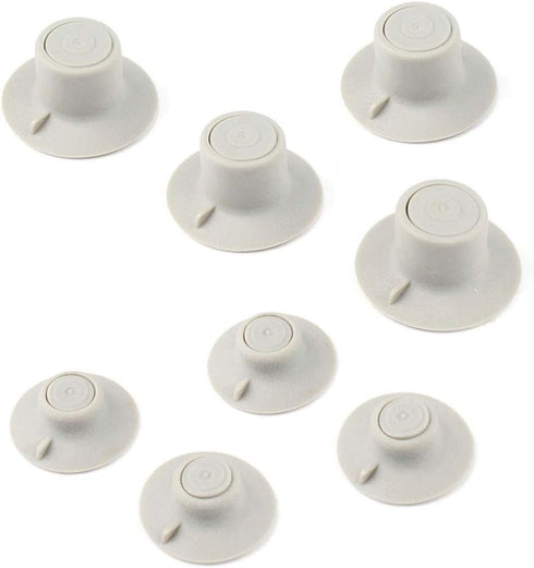8 Pcs Small Notebook Laptop Cooling Pads, Skidproof Pad Cooler Stand (4pcs Large + 4pcs Small)
