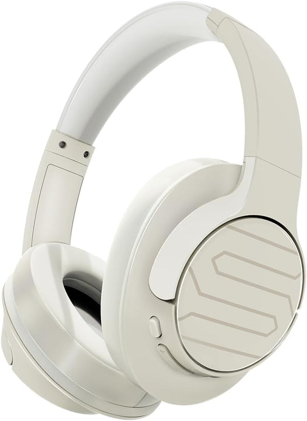Soul Ultra Wireless 2 Bluetooth Over Ear Headphones, Foldable Design, 65 hrs Playtime, Deep Bass, Beige