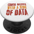 Coder Programmer Coding Recipes with a Side of Data PopSockets Standard PopGrip