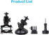 PellKing Dash GoPro Mount Rear View Mirror Holder Suction Cup Kit for Insta360 X4/X3, One R, Rs, GoPro 11/10/9/8/7/6/5