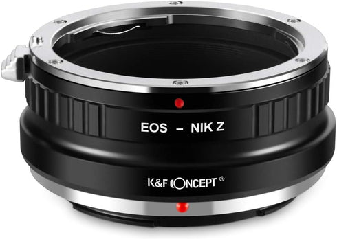 K&F Concept Lens Mount Adapter for Canon EF Mount Lens to Nikon Z6 Z7 Camera