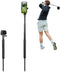 YKI Golf Monopod Selfie Stick with Ground Spike Stake, Golf Swing Analyzer Phone