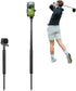 YKI Golf Monopod Selfie Stick with Ground Spike Stake, Golf Swing Analyzer Phone