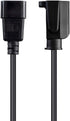 Monoprice Desktop Computer Power Cord - IEC 60320 C14 to NEMA 5-15R, 10 Amp, 1250 Watt, 125 Volt, 18AWG, 2 Feet, Black