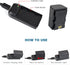 KOQINVIZ NP-FV5 NP-FV5 3.7V 2000mAh Plus Battery Charger + Rechargeable Lithium Battery - Video Camera Camcorder
