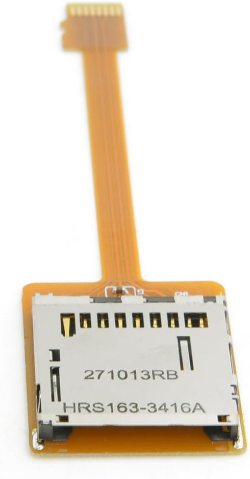 cablecc Micro SD TF Memory Card Kit Male to SD Female Extension Soft Flat FPC Cable, 10cm