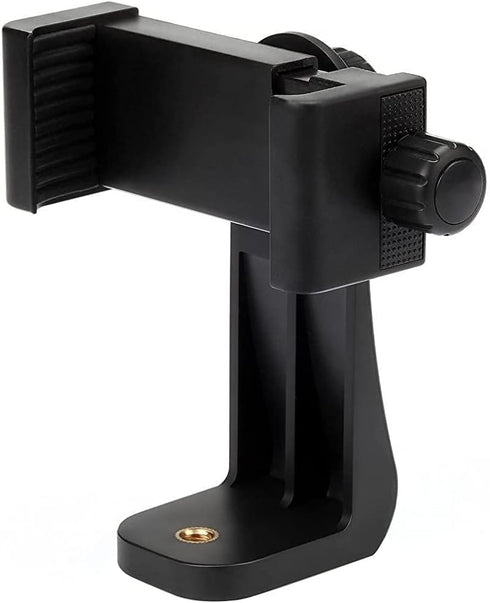 koolehaoda Smartphone Holder Phone Clip Tripod Adapter with 1/4 inch Screw/Adjustable Clip, Rotates