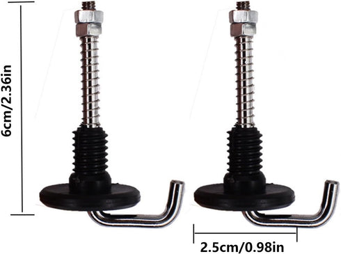 EMASDGEY 3 8inch Stainless Steel Tripods Center Column Hook for Hanging Equipment for / Screws Stainless Steel Tripods