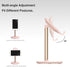 Bright Stone Adjustable Phone Stand for Desk - Compatible with 4"-12.9" Phones/Tablet/iPhone/iPad/Switch (Pink)