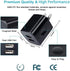 Android Charger, 2-Pack 2.1A Dual Port USB Charging Block with 6FT Fast Charging Micro USB Cable for Samsung Galaxy
