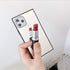 YTanazing for iPhone 11 Pro Mirror Case - Luxury Glass Glossy Rectangle Mirror Shockproof Hard Case, 5.8 inch