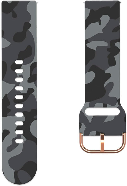Band for Cosmo JrTrack 3/2 SE/2 Replacement Silicone Wristband, Camouflage Watch Straps for Kids Fitness Tracker