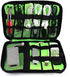Portable Storage Case for Mobile Phone Hard Drive Cords USB Cables Charger Organizer, 1pack Travel Electronics Cable