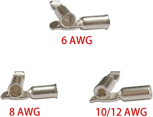 50 Amp Power Connector 10PCS Battery Power Quick Disconnect Connectors Plug Grey (6AWG) by Sunshine