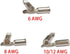50 Amp Power Connector 10PCS Battery Power Quick Disconnect Connectors Plug Grey (6AWG) by Sunshine