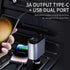 Super Premium Retractable Car Charger, 120W 4 in 1 Fast Charger for iPhone 15/14/13/12 with Retractable Cables