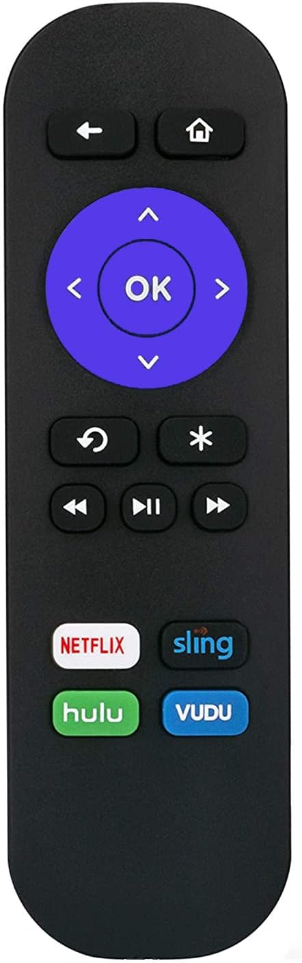 Remote Control Compatible with Roku Express HD LT XS XD Media Player Box, NOT for Roku Stick or Roku TV