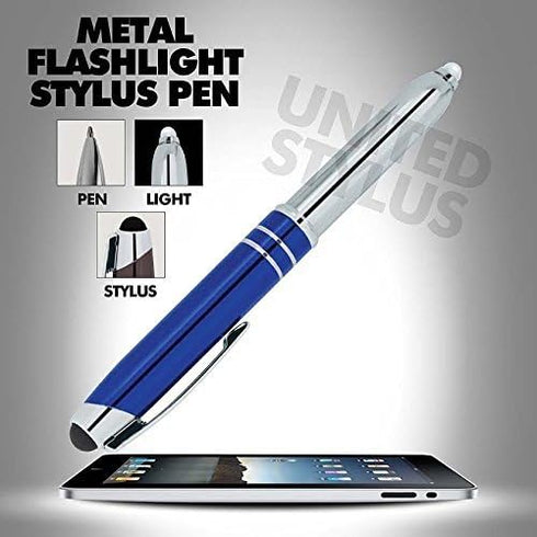 SyPen 3-in-1 6PK, Stylus Pen for Touchscreen Devices, Tablets, iPads, iPhones, Multi-Function Capacitive Pen with LED