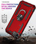 Korecase Designed for iPhone SE 3 (2022) / iPhone SE (2020) Case, Rugged Military Protection, Jade