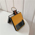 Lunivop Compatible with Samsung Galaxy Z Flip 3 5G Case, Ultra Slim Hard Plastic PU Leather Shockproof - Yellow