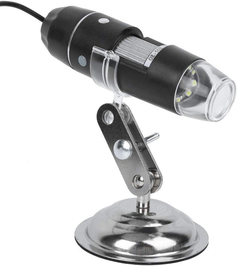 Marhynchus USB Microscope Camera, 0X-500X, Environmental Protection Matte Pattern Induction Dimming Digital Microscope