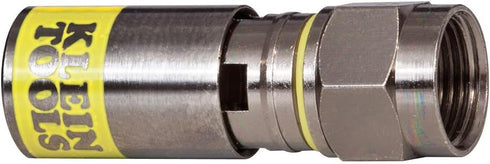 Klein Tools VDV812-612 Universal Compression F Connectors RG6/6Q Coax, Universal Sleeve Technology, Professional Grade,