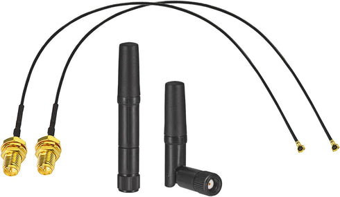 Eightwood Dual Band Small WiFi Antenna 2.4GHz 5GHz RP-SMA Male Antenna with RP-SMA