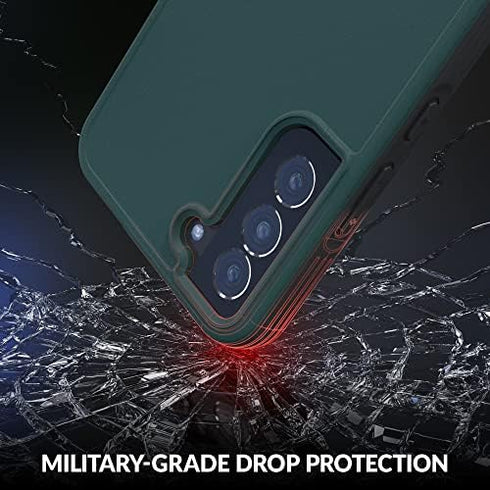 Crave Slim Guard for Galaxy S22+ Case, Shockproof Case for Samsung Galaxy S22+, Forest Green