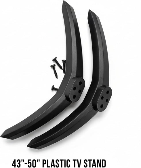 Dranvosk 43-50Inch 2 Pack Universal TV Stand Legs for TVs | Replacement TV Feet with Screws | Easy Install Plastic