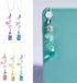 JSGHGDF Backpack Crystal Bead Water Bottle Charm Pendant Keychain Star Flower Beaded Phone Lanyard Lightweight Pendant