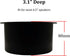 HiQltyla 6.5" 6.5" (Pack 2) Speaker Baffle, Suitable for DIY Bookshelf Speaker Home Audio Systems or Car Speaker