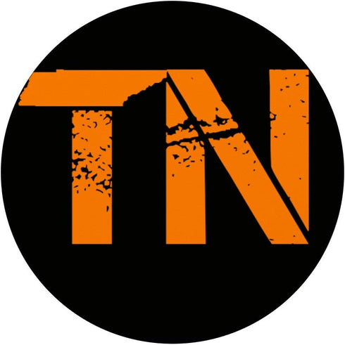 Tennessee Bold TN State Orange Silhouette Fan Vintage Gift PopSockets PopGrip for Phones & Tablets