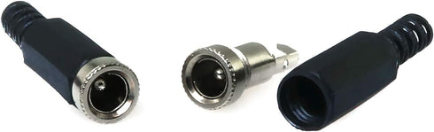 E-outstanding DC Socket 5PCS, 5.5mm x 2.5mm Female DC Barrel Jack Solder Power Adapter for CCTV DVR