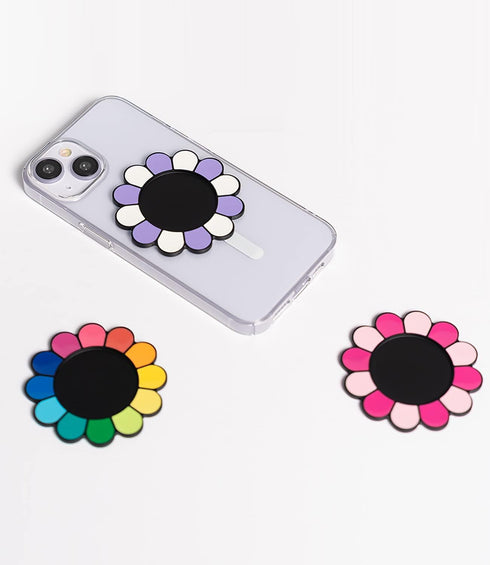 metisinno Magnetic Base for PopSocket Phone Grips and iPhone MagSafe Cases, Rainbow Multicolor