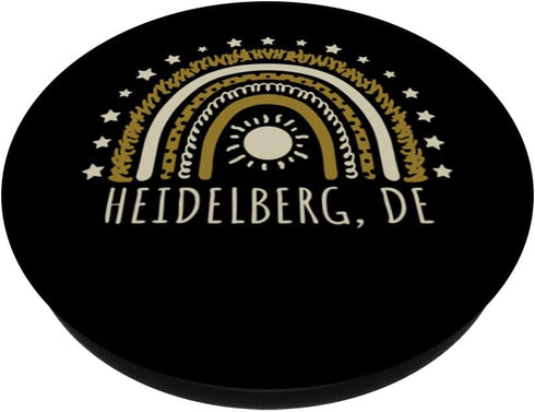 Heidelberg DE Deutschland Germany Nice Rainbow Design PopSockets Standard PopGrip for Phone Accessories