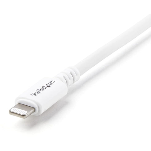 StarTech.com 3m (10ft) Long White USB Cable for iPhone/iPod/iPad with 8-pin Lightning Connector - Charge and Sync
