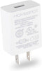 HomeSpot UL Certified USB Wall Charger 5V1A Plug, Indoor Power AC Adapter for Travel Office Home Use - 1 Pack White