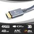 4K 30 9m, 2.0 4K@60Hz, 2160p, 3D, 2.2 PS5, LEADSTAR HDMI Cable ft / High Speed HDMI Cord Braided | Ultra HD, ARC, HDR
