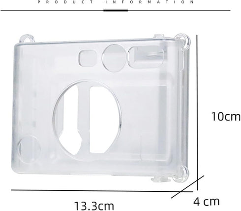 Mini Evo Clear Case for Fujifilm Instax Mini Evo Instant Camera, Transparent Photo Printer Protector with Accessories