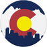 Cool Denver CO Flag Prize PopSockets Swappable Grip for Hometown Denver Pride