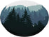 Pine Tree mountain scene Teal forest pattern for women men PopSockets Swappable PopGrip