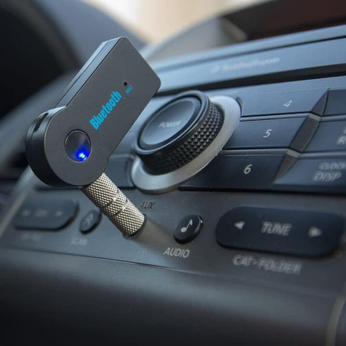Bluetooth AUX Adapter for Car, Wireless Audio Receiver Portable Hands-Free Car Kits with 3.5mm AUX