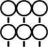 6 Pack Universal Metal Rings Sticker Compatible with MagSafe Magnetic Wireless Charger for iPhone 13 12 Pro Mini Max