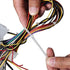 4 Inch Blue Zip Ties, 100 Pieces, 18lb Strength Nylon Cable Wire Ties