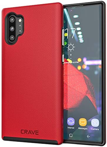 Crave Dual Guard Protection Series Case for Samsung Galaxy Note 10 Plus - Red