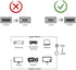 VGA to HDMI Adapter, 1080P VGA Male to HDMI Female Converter for Laptop, PC to HDMI Monitor or Projector