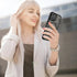 AIGOMARA Magnetic Case for iPhone 12 Pro Max, Cute Black Flower Floral Case for Women Girls, Soft TPU Bumper