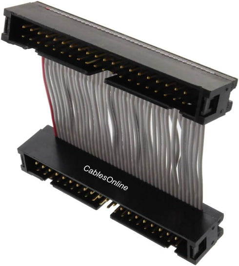 CablesOnline 40-Pin IDE Male to Male Gender Changer Ribbon Cable, 2 inch (FI-G02)