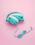 iClever Kids Headphones with Cord, 85dBA Safe Volume Wired Headphones, Stereo Sound, Over Ear Kids Headphones for School