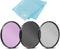 37mm 3 Piece Filter Kit (UV-CPL-FLD) for Canon HF W10, HF W11, Olympus Pen E-PL10, OM-D E-M10 Mark IV
